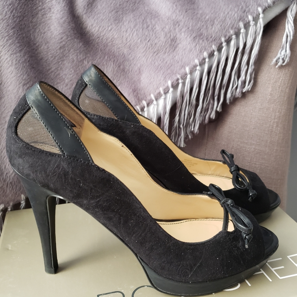 Marc Fisher peep toe pumps